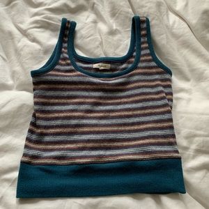 Madewell sweater crop tank